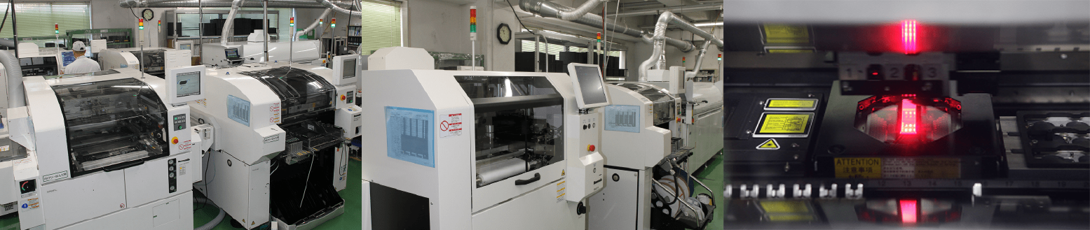 パナソニック製高精度マウンター3台体制
